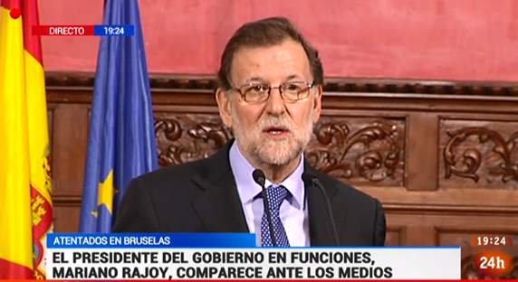 Comunicado oficial del Presidente del Gobierno en funciones