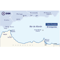 Equipos Españoles rescatan 30 migrantes en el Mar de Alborán