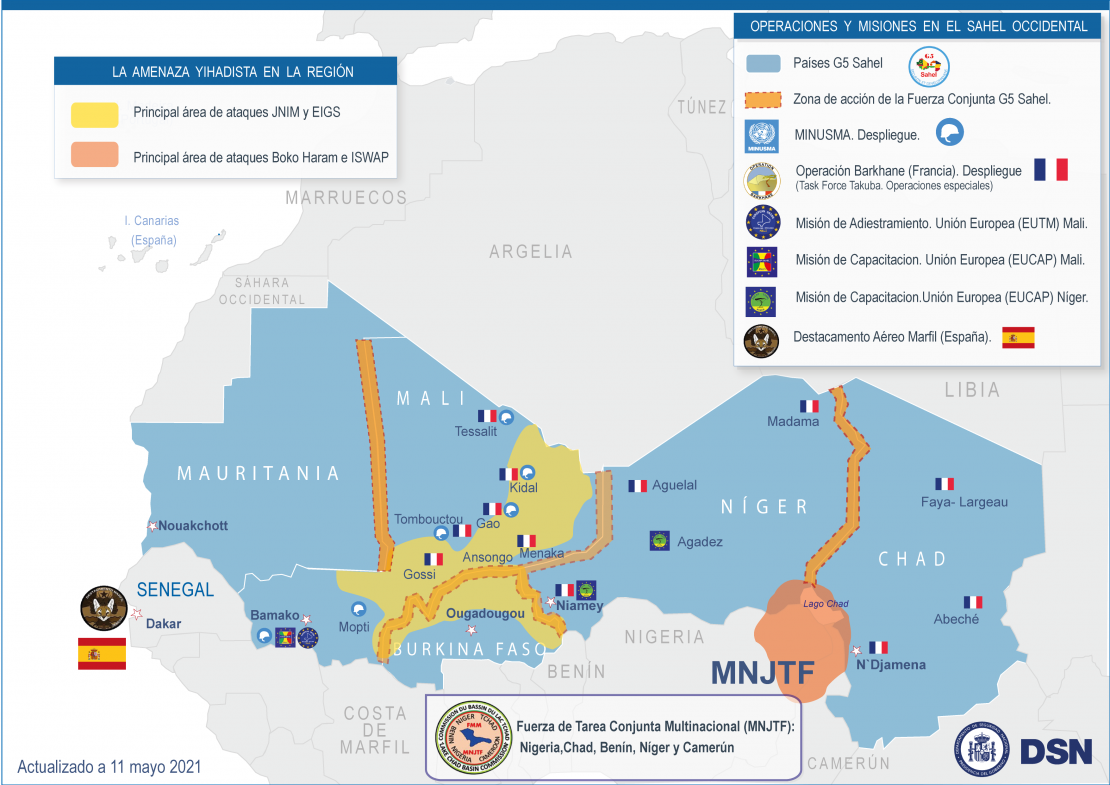 Mapa Sahel