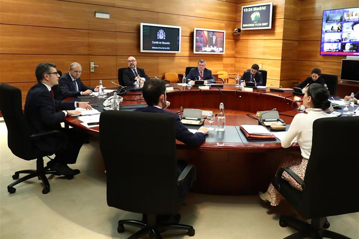 Reunión del Comité de Situación. Departamento de Seguridad Nacional. 20 de abril 2022
