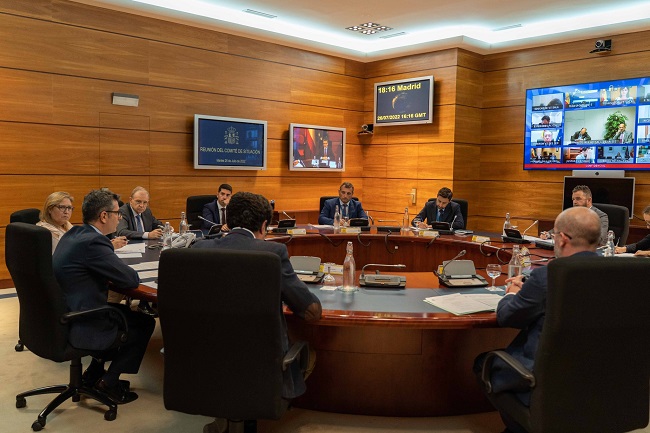 Reunión del Comité de Situación. Departamento de Seguridad Nacional. 26 de julio 2022