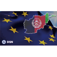 Imagen Banderas UE-Afganistán