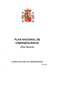 Plan Nacional de Ciberseguridad