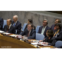 El Consejo de Seguridad de Naciones Unidas aprueba una resolución sobre la trata de personas en una sesión presidida por el Presidente del Gobierno de España