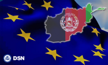 UE-Afganistán Banderas